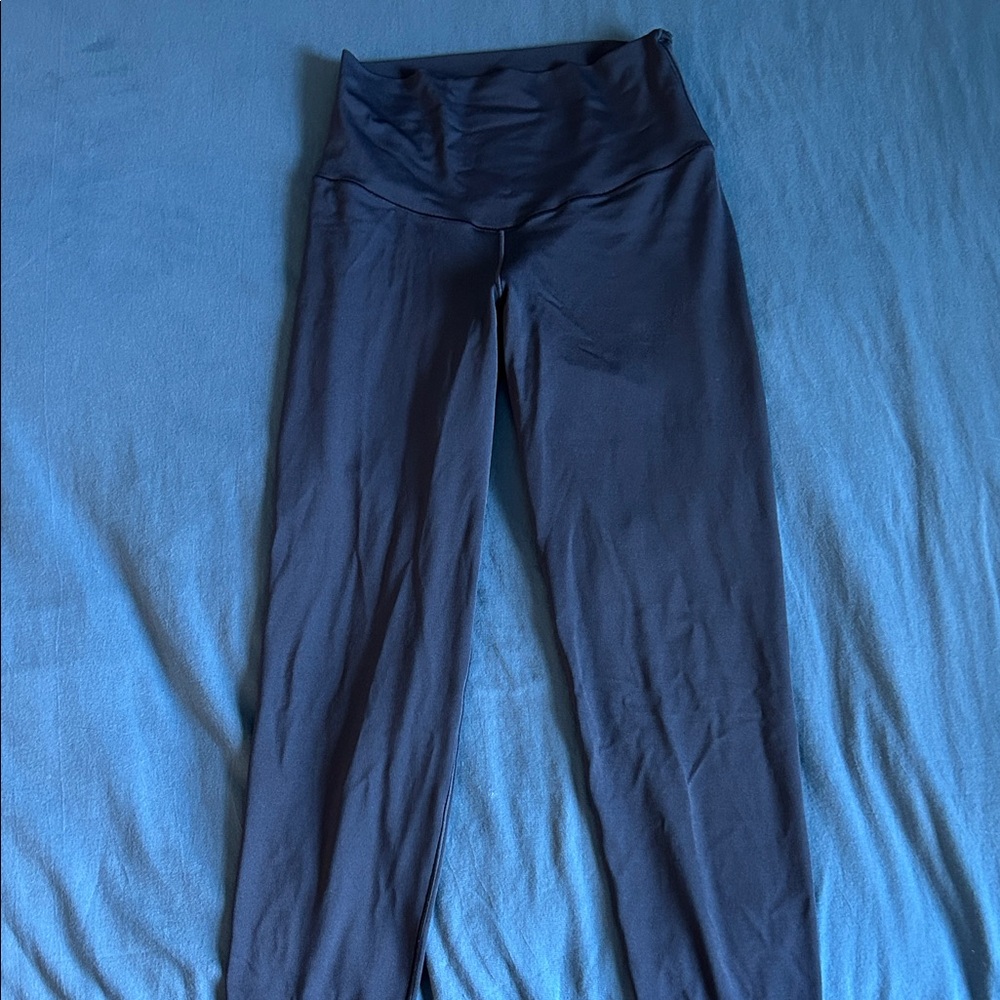 High-Waisted Navy Leggings